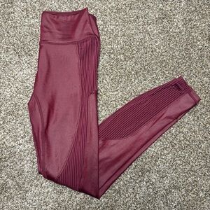 Fabletics Women’s Small Burgundy Leggings